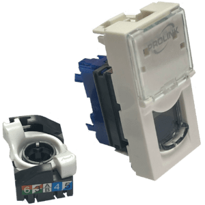 Prolink 1G Rotating Tooless Connection Module Cat6 UTP With Clip Adaptor
