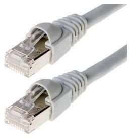 ProLink SHIELDED CAT6A S/FTP PATCH CORD W/ T568B WIRING, 10M, LSZH , Gray