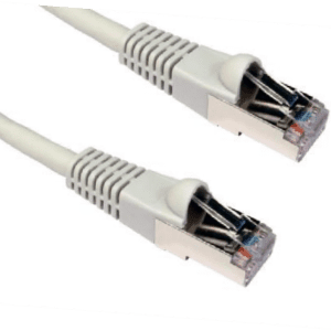 ProLink SHIELDED CAT6A S/FTP PATCH CORD W/ T568B WIRING, 10M, LSZH,White