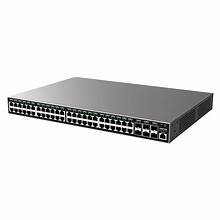 Grandstream Layer 2+ Managed Network Switch, 48x GbE RJ45, 6x SFP+, stackable, Internal PSU