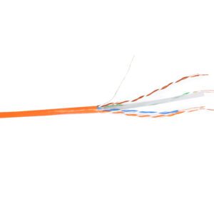 Prolink CAT. 6A U/UTP CABLE, 4 PAIR 23 AWG , LSZH , Orange , RIB